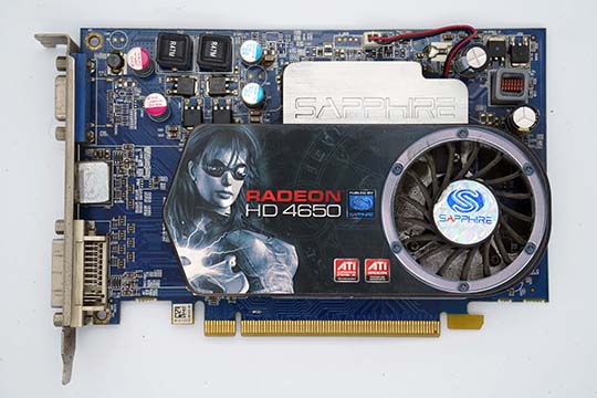 蓝宝石SAPPHIRE HD4650 1GB 显示卡（ATI Radeon HD4650芯片）